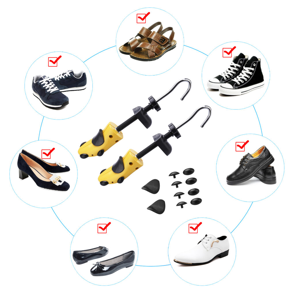 Miserwe Shoe Stretcher with Carrying Bag Adjustable Unisex Shoes Stretcher Miserwe